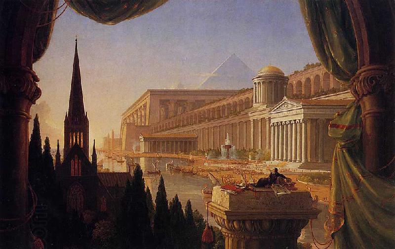 Thomas Cole The Architects Dream China oil painting art